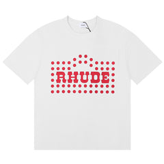 RHUDE FLOCKED BURNOUT T-Shirt