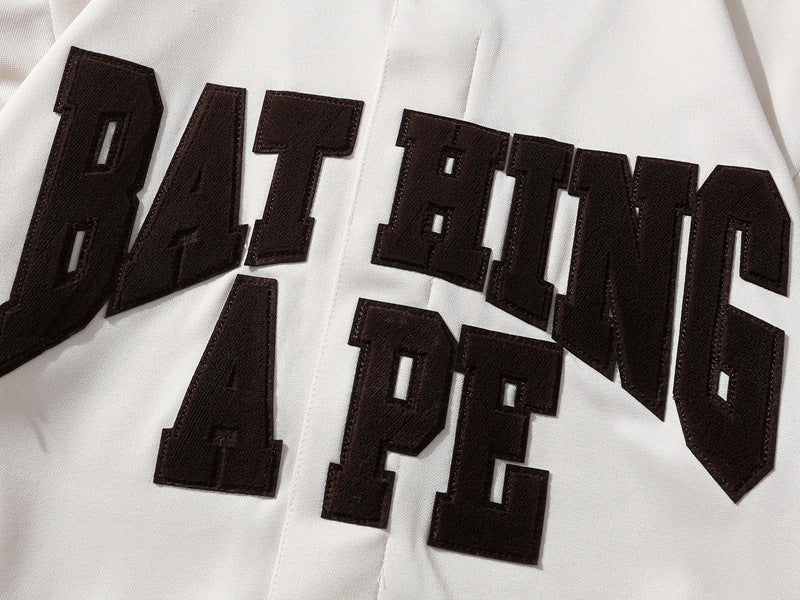 BAPE Baseball Jersey Shirt in Nylon
