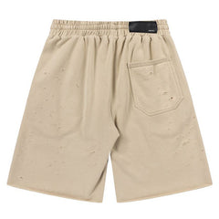 AMIRI logo-embellished cotton track Shorts