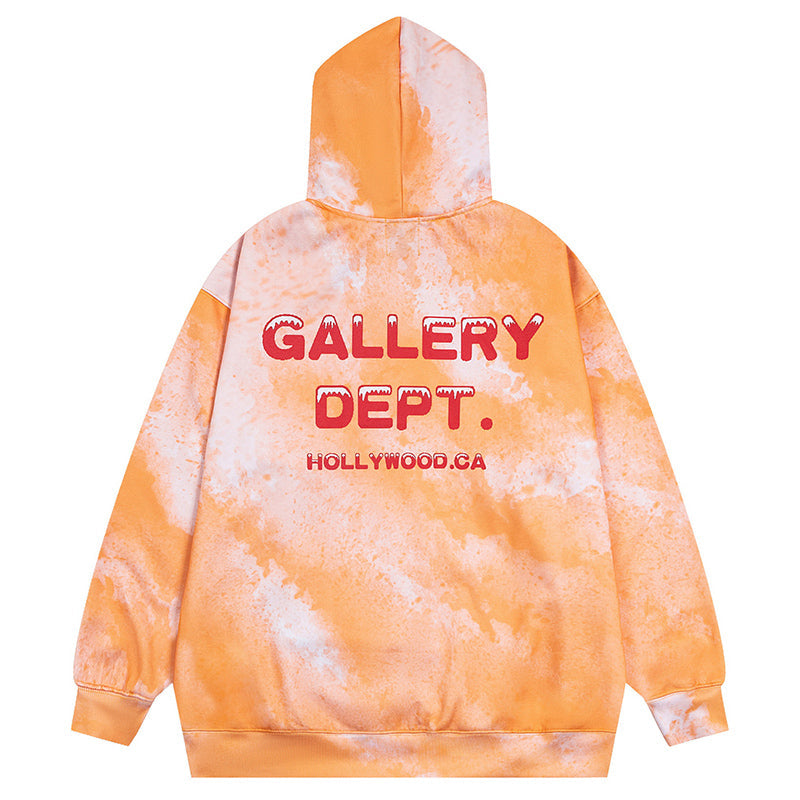 Gallery Dept.Graffiti letter LOGO printing Hoodies