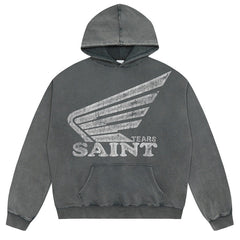 SAINT MICHAEL Letter Printing Hoodies