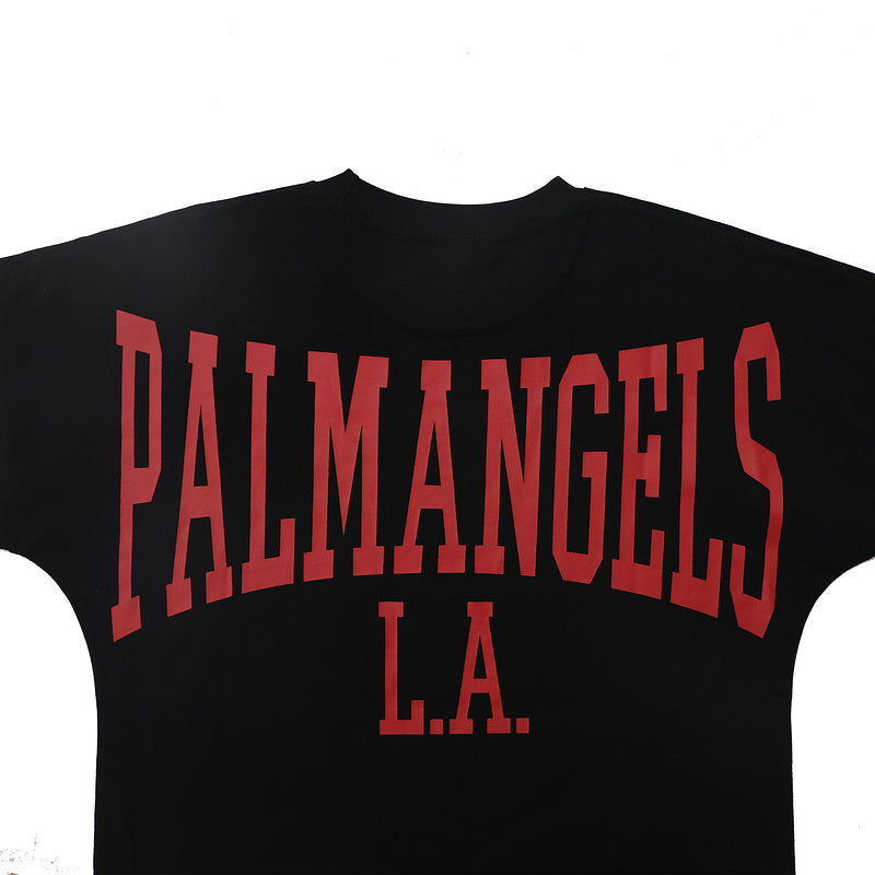 Palm Angels College Drop-Shoulder Cotton T-Shirts