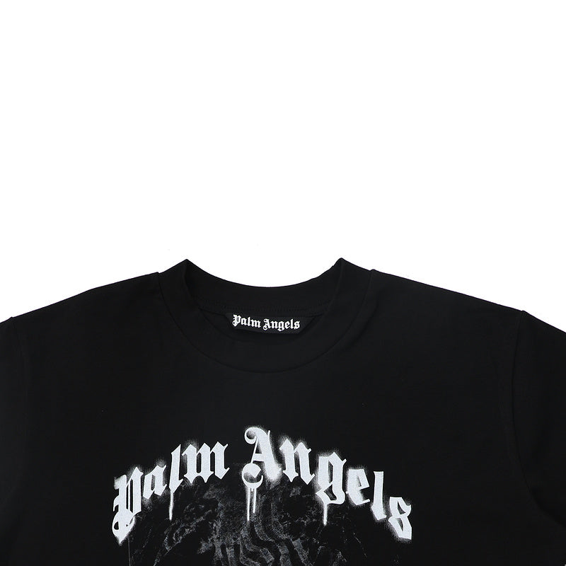 Palm Angels Statement Pencil Cotton T-Shirt