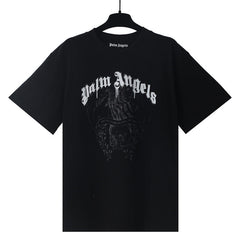 Palm Angels Statement Pencil Cotton T-Shirt