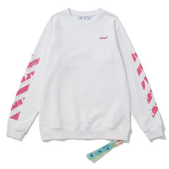 OFF-WHITE Diag-stripe Cotton Sweatshirts