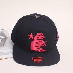 Hellstar Trucker Hats Black red logo