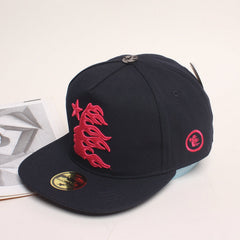 Hellstar Trucker Hats Black red logo