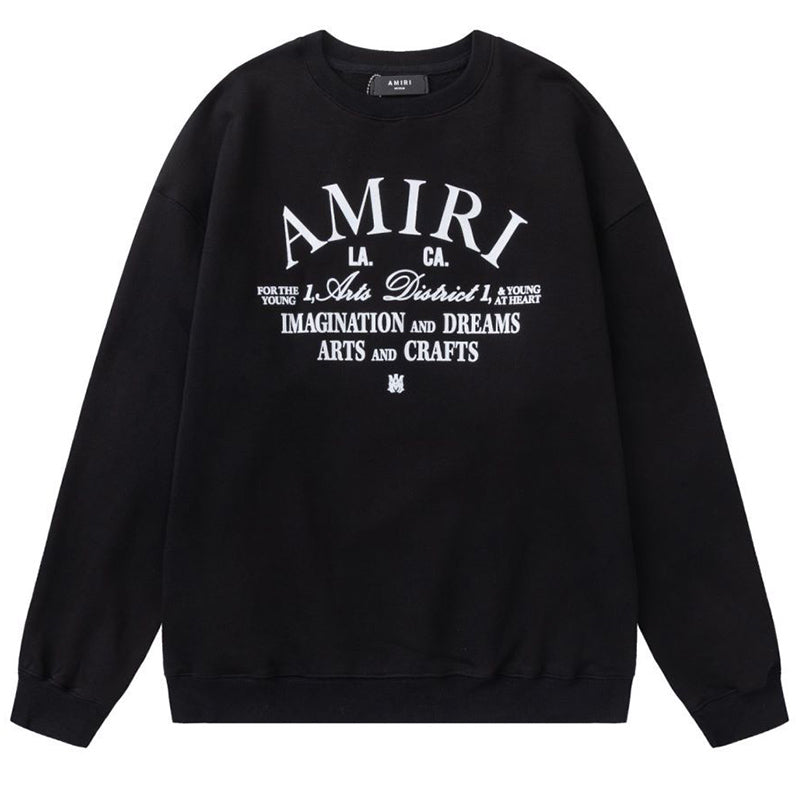 AMIRI Arts District Cropped Crew Sweatshirts