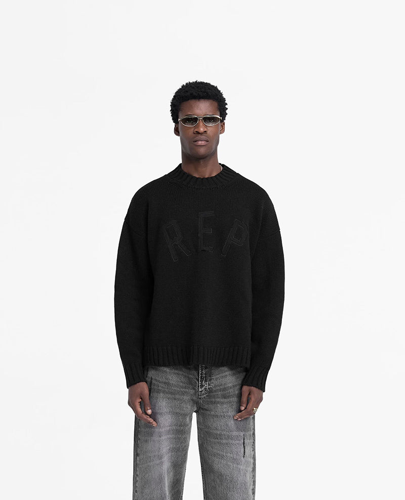 Represent Rep-appliqué sweater