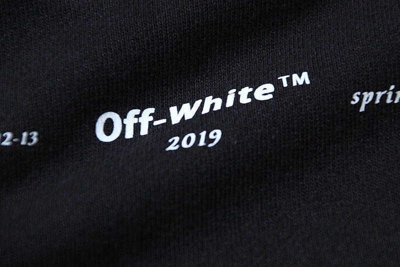 Off White Logo Cotton Sweatshirts