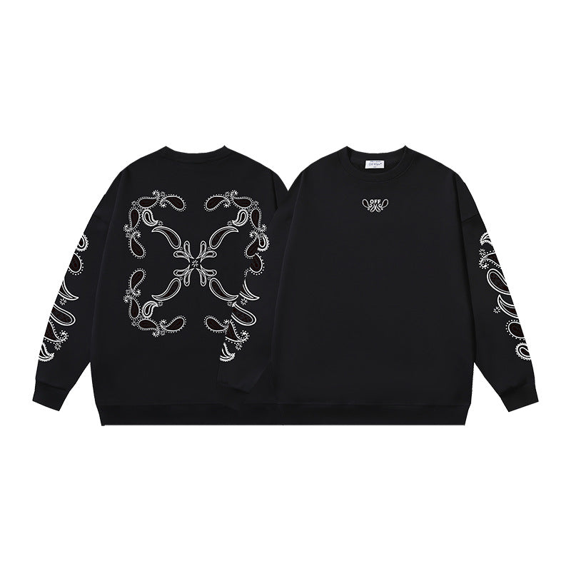 Off White Logo Cotton Sweatshirts