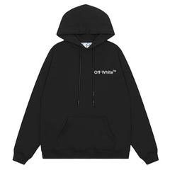 Off White Men's Scratch Arrow Popover Hoodies