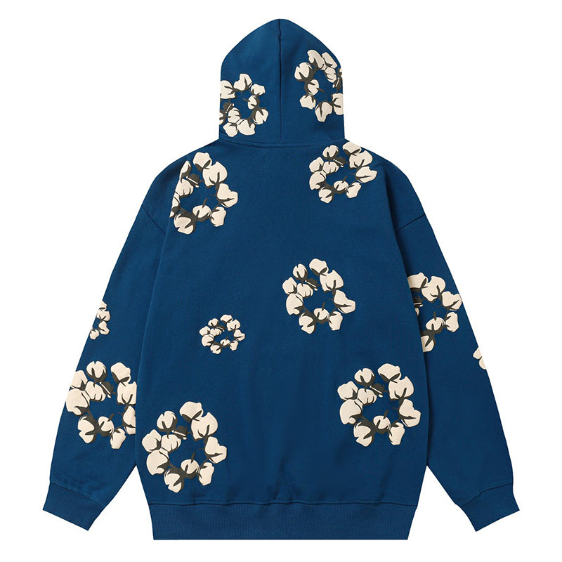 Denim Tears Kapok Pattern Printed Hoodie