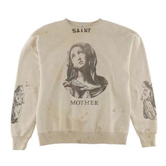 SAINT MICHAEL Mother Crewneck Sweatshirt