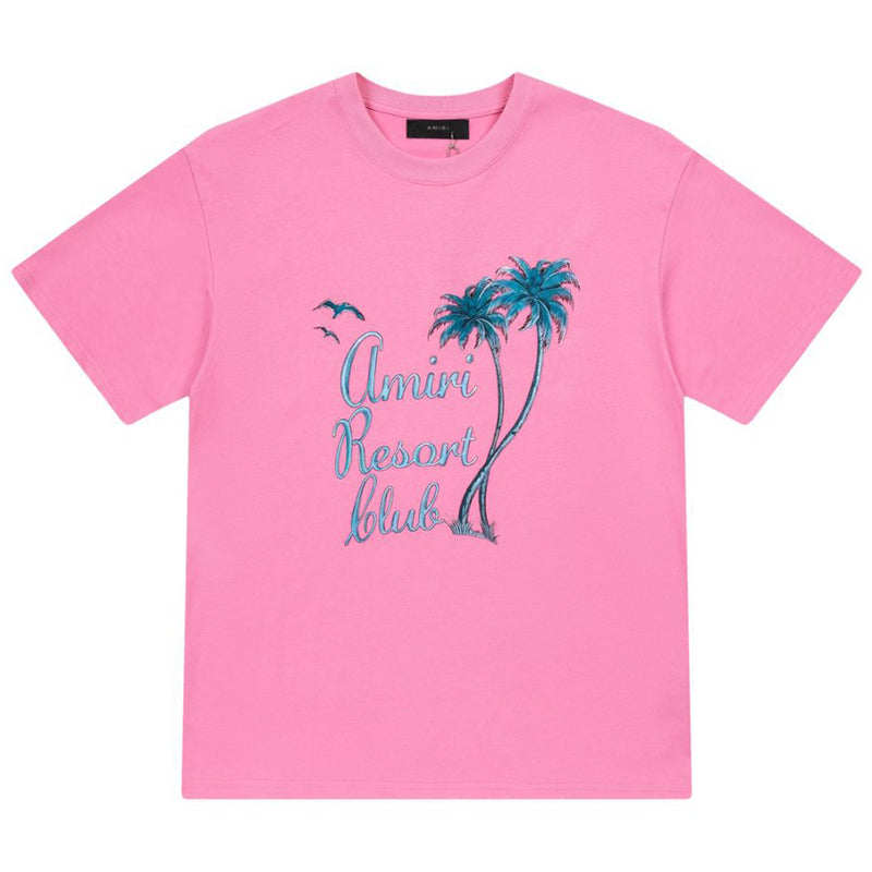 AMIRl Twisted Palms Cotton T-Shirts