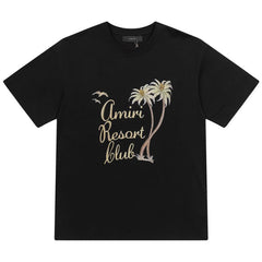 AMIRl Twisted Palms Cotton T-Shirts