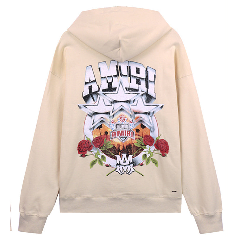 AMlRI Cartoon Pattern Printing Hoodies