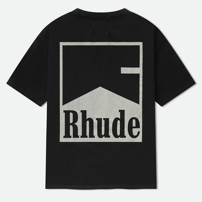 Rhude Cotton Chevron Logo T-Shirt