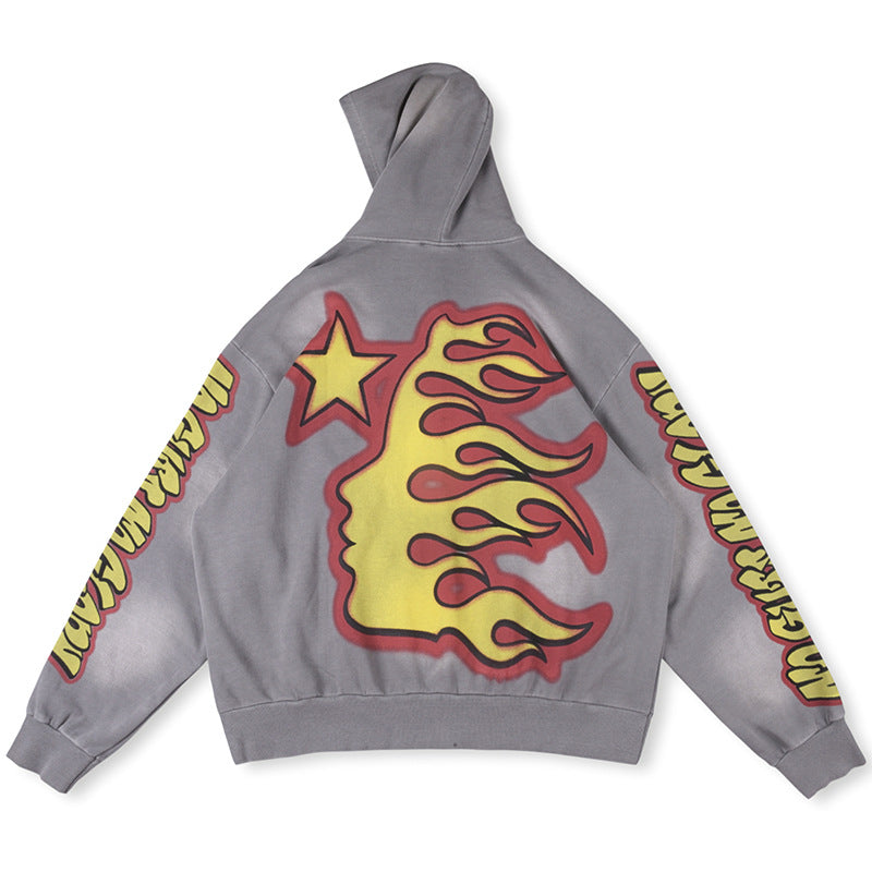 HELLSTAR Bull Dog Zip Up Hoodie