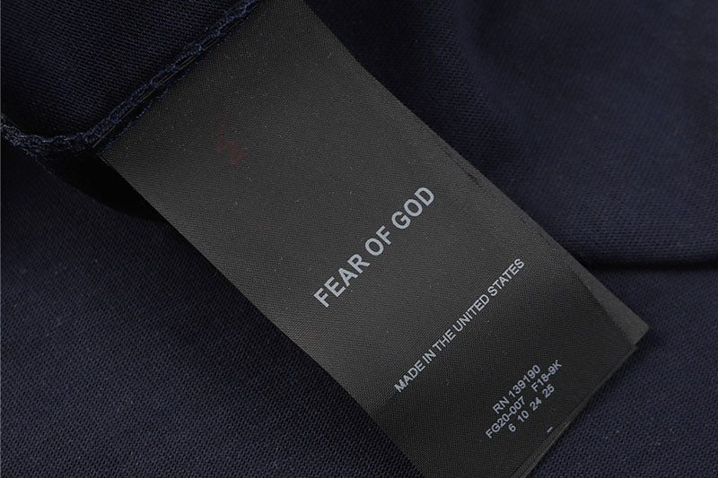 Fear Of God "FG" Logo Printd  T-Shirts