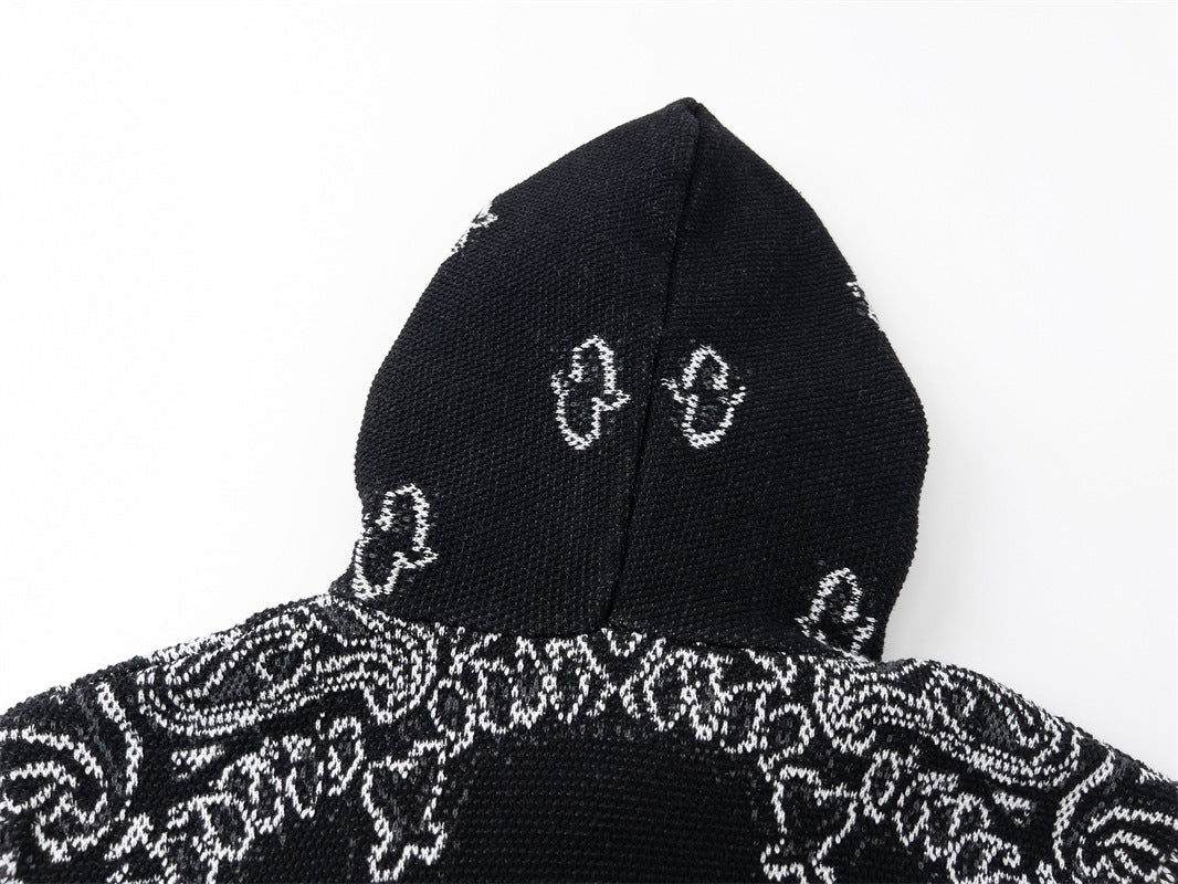 AMIRI Black Bandana B-Ball Hoodie