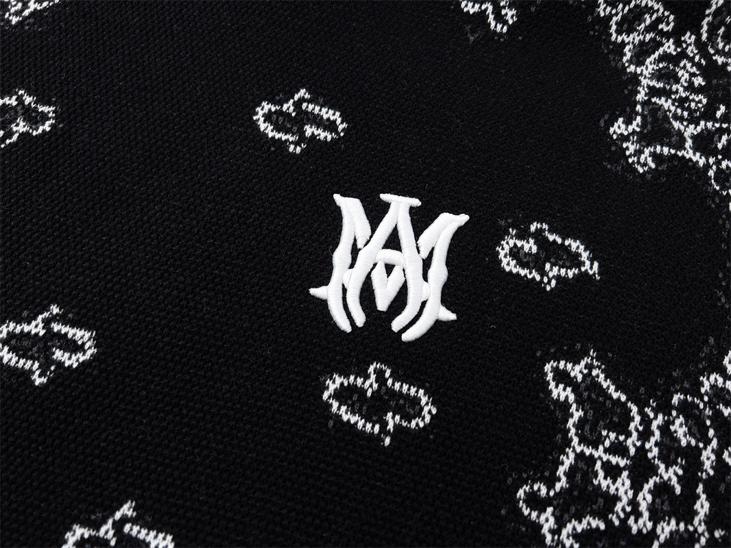 AMIRI Black Bandana B-Ball Hoodie