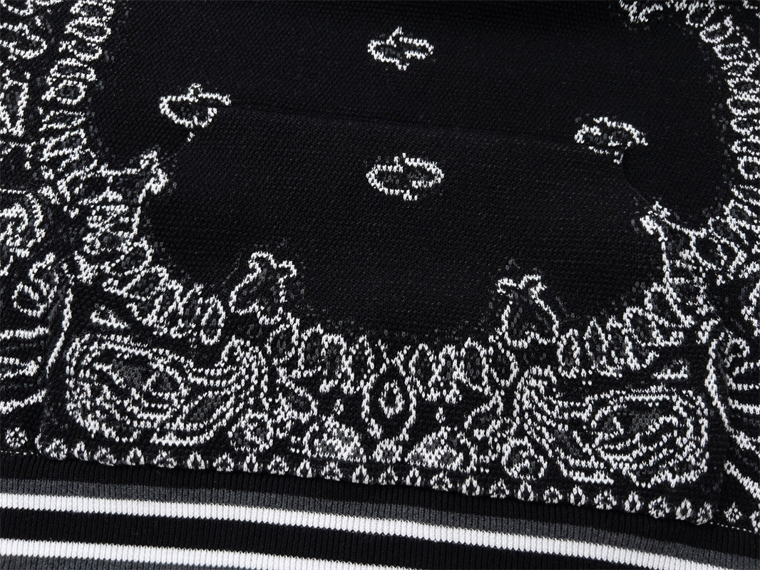AMIRI Black Bandana B-Ball Hoodie
