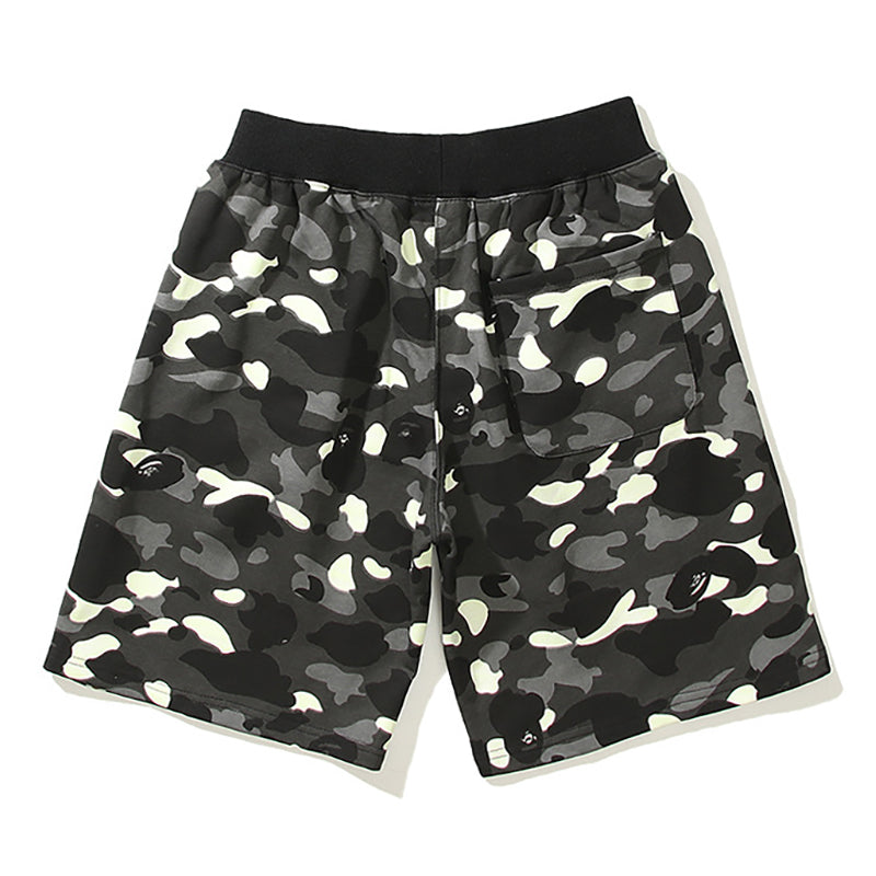 BAPE Glow Camo Ape Head Shorts