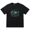 AMlRl Leaf-Print Crewneck Cotton-Jersey T-Shirt