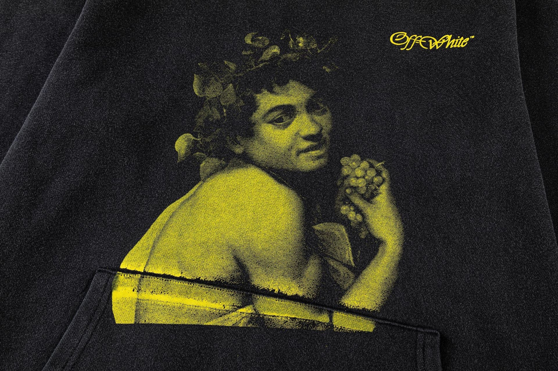 Off-White Bacchus-Print Cotton Hoodie