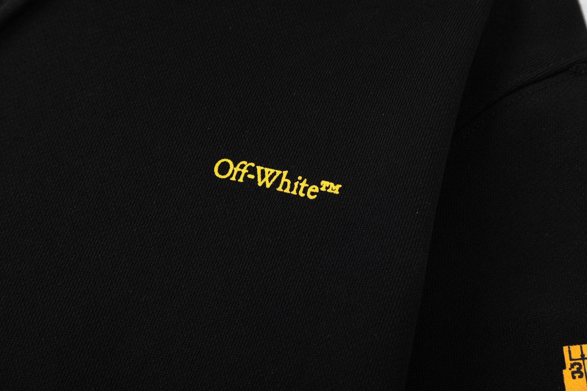 Off-White Schwarzer Hoodie