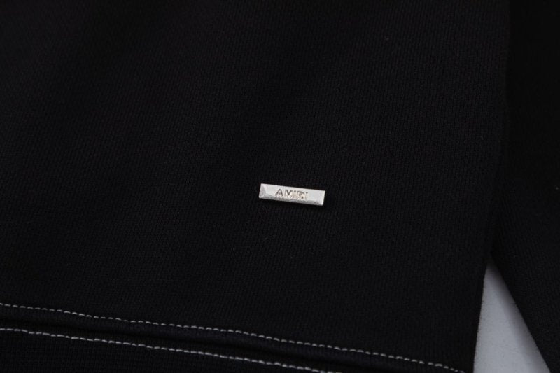 AMIRI outline-pocket hoodie