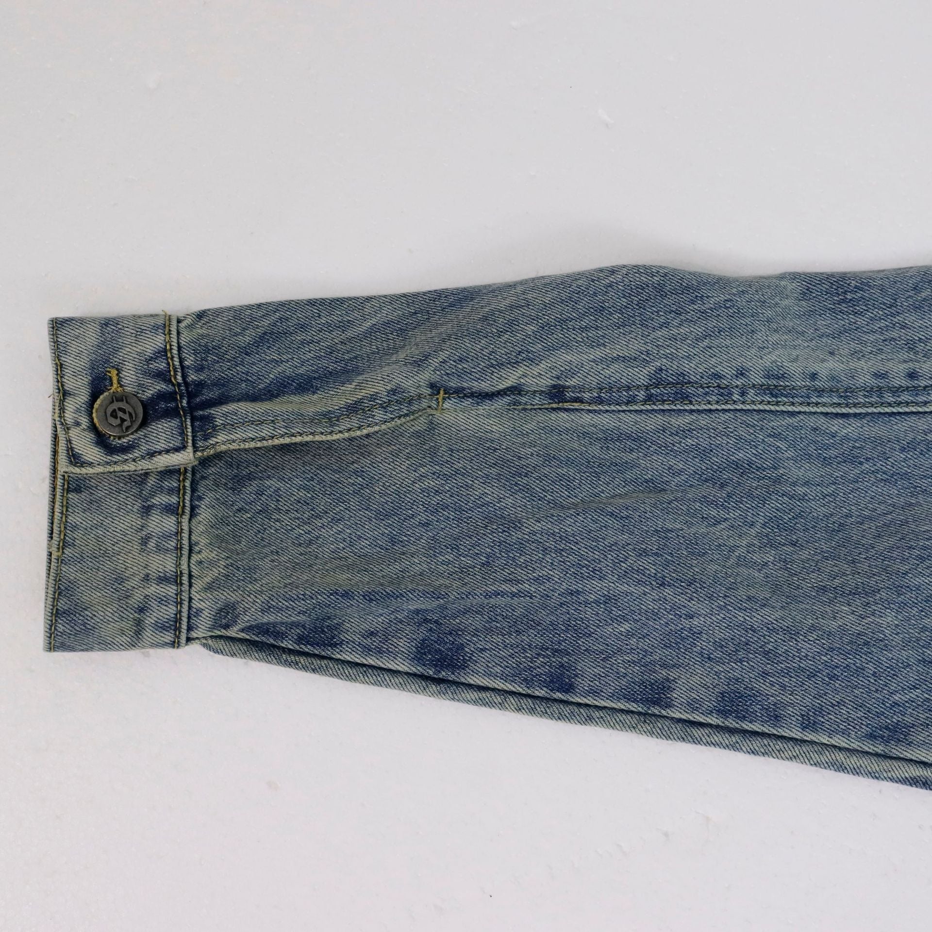 Godspeed  Embroidered Letter Denim Jacket