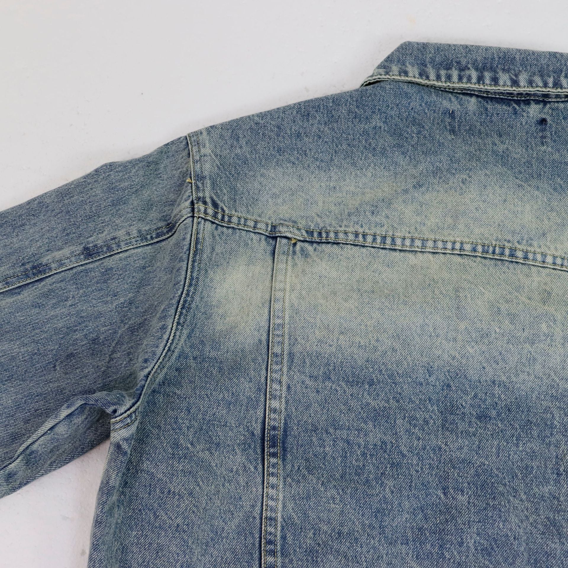 Godspeed  Embroidered Letter Denim Jacket