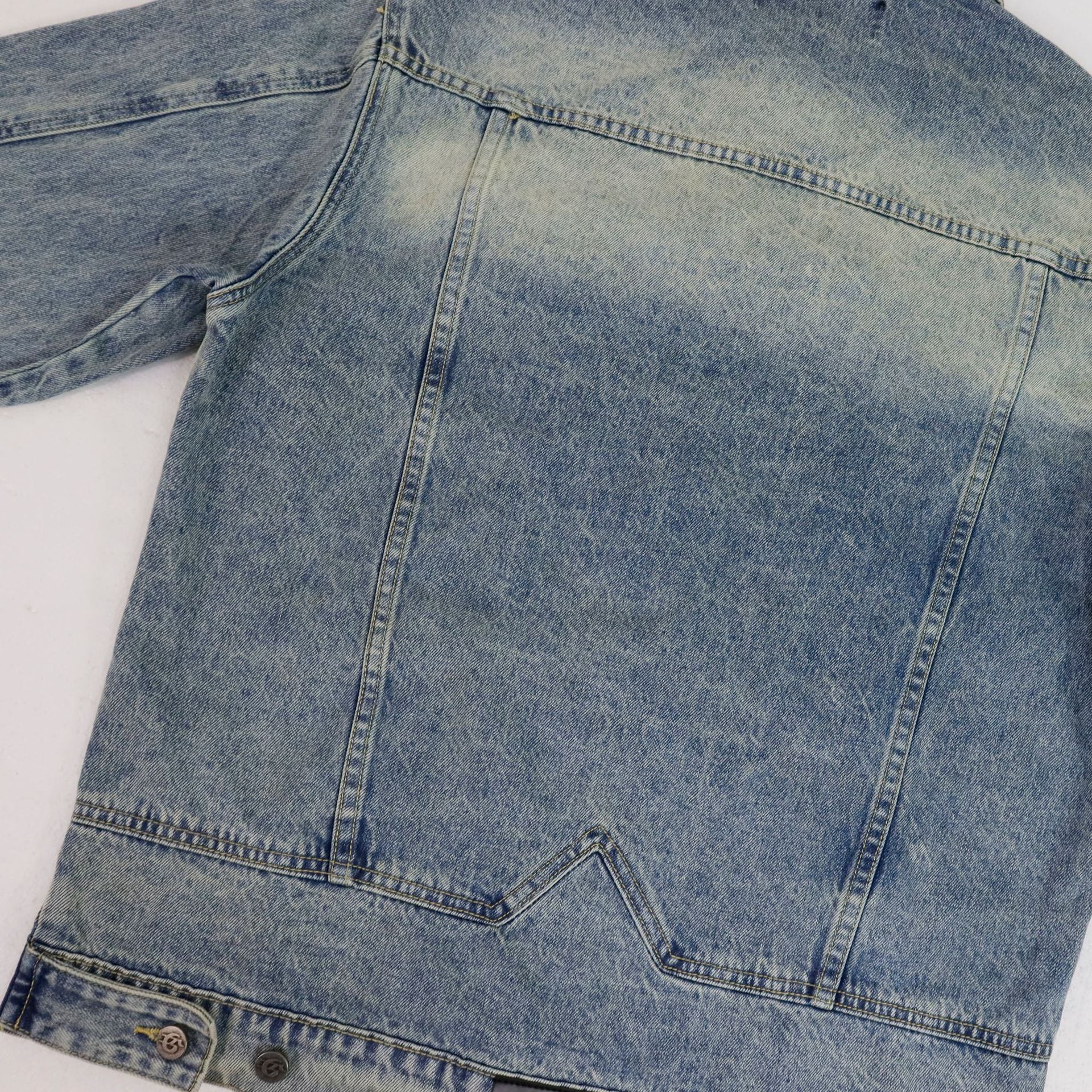 Godspeed  Embroidered Letter Denim Jacket