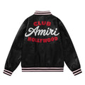 AMlRl Club Leather Varsity Jacket