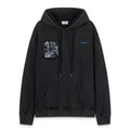 Off White Graphic-Print Hoodie