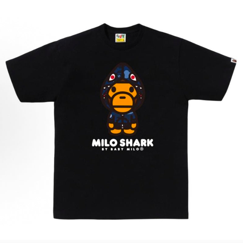 BAPE Color Camo Milo Shark FZH Tee