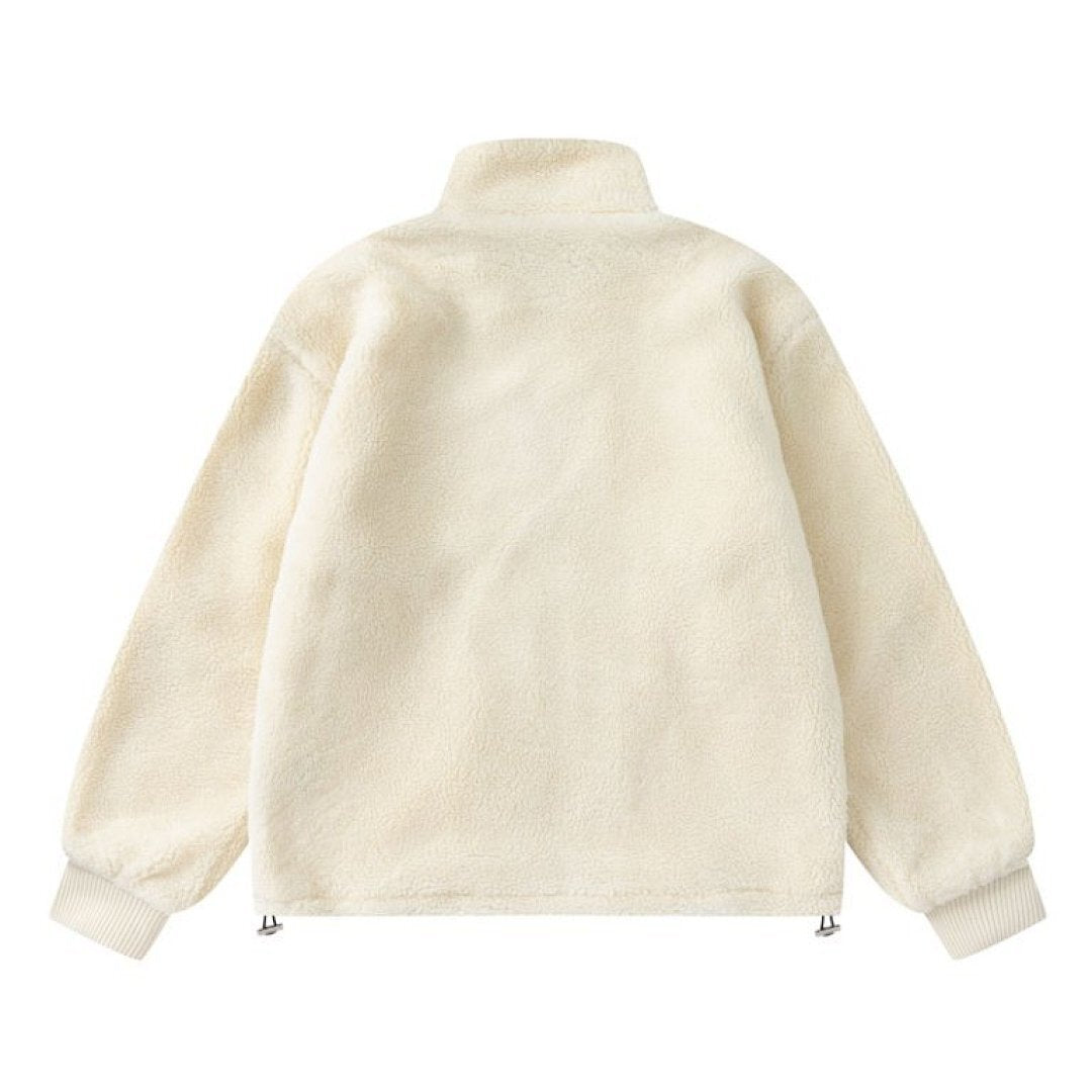 Amiri Men's Sherpa Bones Blouson Fleece Jacket