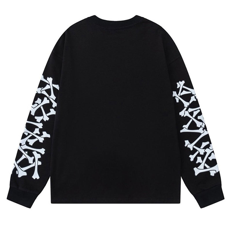 AMIRI Bones Stacked T-shirt Long Sleeve Tee