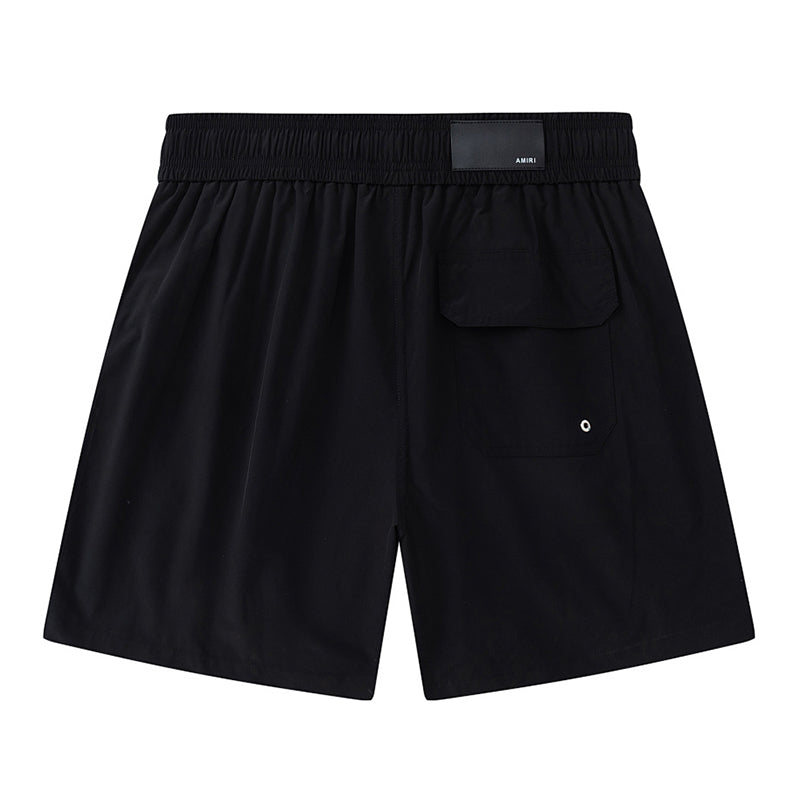 AMIRI Black Chateau Crest Swim Board Shorts