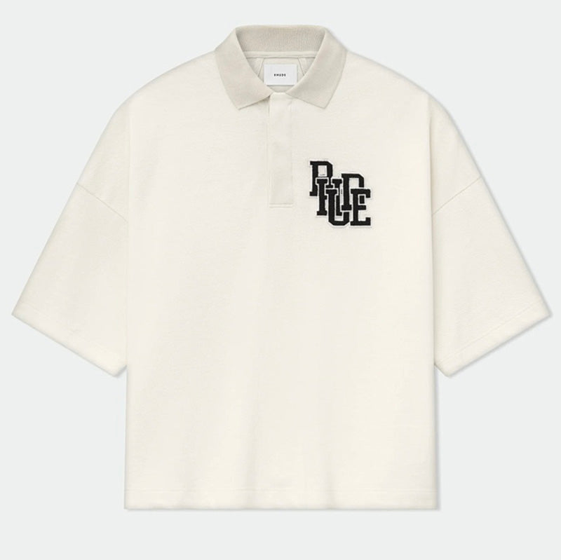 Boxy Cotton-Piqué Polo Shirt