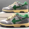 Out Of Office OOO Low Tops Light Grey Green