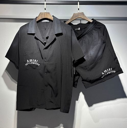 AMIRI CAMISA DE BOLOS HOLLYWOOD SHIRT SETS