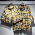 AMIRI Mens Tracksuits Hawaiian shirt Sets