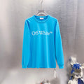 Off White Logo Print  Long-Sleeve T-Shirt