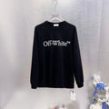 Off White Logo Print  Long-Sleeve T-Shirt