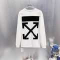 Off White Logo Print Long-Sleeve T-Shirt