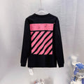 Off White Logo Print Long-Sleeve T-Shirt