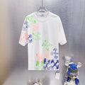 Off White Colorful Gradient Arrow Print T-Shirt